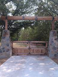 When you arrive please follow the driveway up to the welcome tent. Custom Entry With New Driveway Approach Farm Gate Entry Gates Ranch Entrance