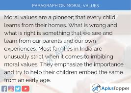 Cre past papers with answers. Paragraph On Moral Values 100 150 200 250 To 300 Words For Kids Students And Children A Plus Topper