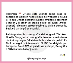 Para empezar, escuchamos cantar a los intérpretes en coreano, español e inglés. J Hope E Becky G Letra