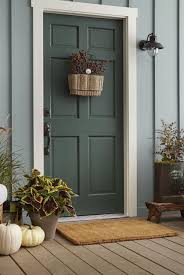 These Vibrant Front Door Colors Will Give Your Home A Pop Painted Front Doors Green Front Doors Front Door Paint Colors