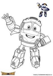 Coloriages Robot Trains A Imprimer Robot Trains Coloriage Robot Coloriage Robot Train