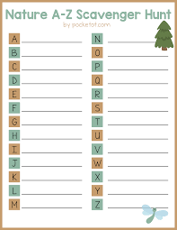 … outdoors with this free nature scavenger hunt. Nature Scavenger Hunt Activity Pocket Occupational Therapist