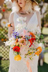 Send spring flowers, plants or gift baskets from ftd.com. Unexpected Wedding Bouquet Color Combinations That Will Make Your Arrangement Pop Poppy Wedding Bouquets Spring Wedding Bouquets Bright Wedding