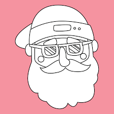 Print out our sudbudz® masks and get crafty with the kiddos! 7 Best Santa Claus Face Template Printable Printablee Com