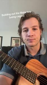 Building out the Major Key with Caged Chords