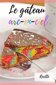 Le Gateau Arc En Ciel Recette Gateau Facile Et Mignon Gateau Facile Gateau Arc En Ciel Gateau