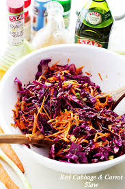 Check spelling or type a new query. Red Cabbage And Carrot Slaw Recipe Diethood