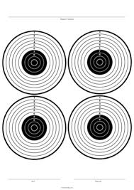 100 zielscheiben 14 x 14 cm 5er ring luftgewehr luftpistole schießstand airgun. Zielscheiben Schwarz Weiss Pdf Vorlage Zum Ausdrucken
