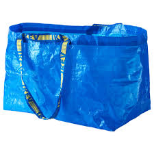 Frakta Shopping Bag Large Blue 19 Gallon Ikea Ikea Shopping Camping Hacks Laundry Tote