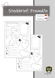 Kurzer lebenslauf englisch vorlage, solange welche eine klare vorstellung davon haben. Steckbrief Bester Freund Best Friend Unterrichtsmaterial In Den Fachern Englisch Fachubergreifendes Artofit