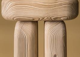 German Designer Lisa Ertel Used A Sandblasting Technique On Wood Furniture To Emphasise The Patterns Created Raw Wood Furniture Sandblasted Wood Wood Furniture