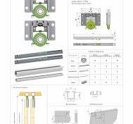 Sliding Door Pulley Sliding Door Roller Hanging Door Hardware Sliding Door  Wheel Wooden and Glass Sliding Door Roller Wardrobe Sliding Door Roller ...