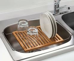 over the sink dish drying rack in