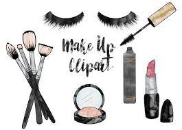 Makeup Clipart Watercolour Beauty Clipart Make Up Illustrations Digital Clipart Cosmetics Clipart Png Use Th Clip Art Makeup Clipart Makeup Illustration