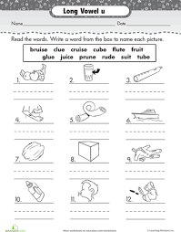 Learning Long Vowels Long I Words Vowel Worksheets Vowel Long Vowels