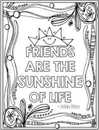 Print our free best friends coloring pages, color it and give one as a gift, or have some quality time and color them together with your best friend. Friendship Coloring Pages Friendship Posters 10 Fun Swirly Designs