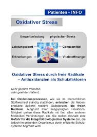 Oxidativer Stress Durch Freie Radikale Laborzentrum Ettlingen