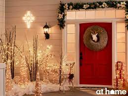 Decorate Your Front Porch For Christmas On A Budget Outdoor Christmas Decorations Christmas Porch Christmas Deco