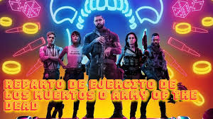 Un grupo de cinco bandidos, comandados por un forajido llamado el holandés, planea asaltar un tren cargado de oro para el ejército mexicano. Reparto De Ejercito De Los Muertos O Army Of The Dead Actores Cast Elenco De Ejercito De Los Muertos O Army Of The Dead Pelicula De Netflix Deportes En Vivo Online