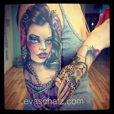 Find the best tattoo on yelp: Tattoo Artist Eva Schatz Www Evaschatz Com Salzburg Austria Tattoos Tattoo Artists Woman Face