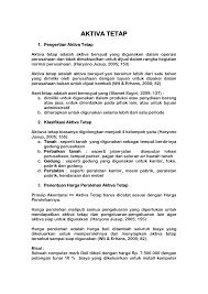 Aktiva tetap adalah aktiva berwujud yang diperoleh dalam bentuk siap pakai atau dibangun lebih dahulu, yang digunakan aktiva tetap. Http Staffnew Uny Ac Id Upload 132318566 Pendidikan Aktiva Tetap Pdf