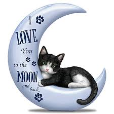 Blake Jensen I Love You To The Moon And Back Cat Figurine The Hamilton Collection Cat Statue Collectible Figurines