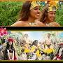 Hawaiian hula Dancers Luau'S- Drums of Tahiti Polynesian review from www.partypop.com