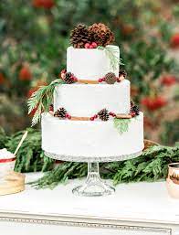 Plaid Holiday Winter Wedding Inspiration Green Wedding Shoes Winter Wedding Cake Wedding Cake Fresh Flowers Winter Wedding Inspiration