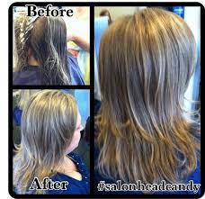 A Great Way To Blend Away Gray White Hair Is With Soft Subtle Highlights Lowlights Beautiful Gray Hair Blending Gray Hair Light Brunette Hair