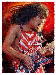 Eddie Van Halen Print Poster Art Etsy Poster Prints Poster Art Eddie Van Halen