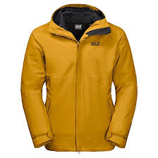 Jack Wolfskin M Seeland 3in1 Jacket Golden Yellow