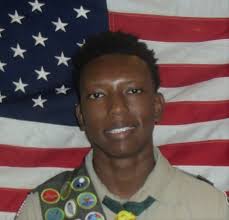 Eagle scouts from troop 21 in Americus, Georgia