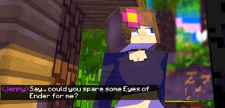 Browse and download minecraft jenny skins by the planet minecraft community. Noooooooo Jenny No Eye Of Ender For You Fandom