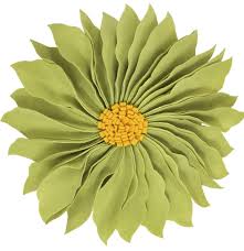 Timeless kitchen design elements clipart sunflower. Fennco Styles Handmade Garden 3d Sunflower Decorative Throw Pillow 13 Round Walmart Com Walmart Com