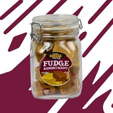 Take these with you anywhere and enjoy! Chuckling Cheese Assorted Fudge Jar