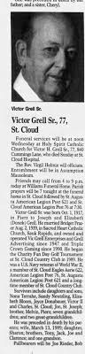 Obituary for Victor H. Grell (Aged 77)
