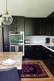 Modern Kitchen With Black Cabinets Black Kitchen Cabinets Black Cabinets Updated Kitchen