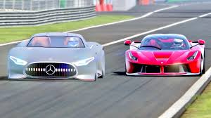 Check spelling or type a new query. Mercedes Benz Amg Vision Gt Vs Ferrari Laferrari Old Monza Youtube