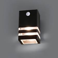 Edit Rio Outdoor Wall Light With Pir Sensor Black Wall Lights Outdoor Wall Lighting Outdoor Sconces