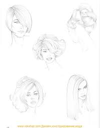 The hairstyles portrayed here in various styles and lengths are a suitable way of personalizing various trends in fashion. Types Of Hairstyle Figure Drawing Martel Fashion
