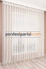 Ekru Tul Dikey Perde Perde Fon Perdeler Damask