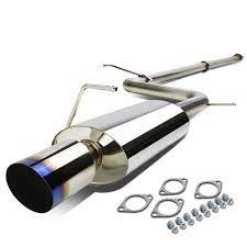 Dna Motoring Cbe Me06l4 Bt For 2006 To 2009 Mitsubishi Eclipse 4g 2 4l Stainless Steel 4 Burnt Tip Catback Exhaust System 07 08 Walmart Com
