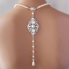16 Bridal Jewelry Ideas That Sparkle Vintage Wedding Jewelry Bridal Backdrop Necklace Bridal Necklace