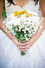 Purple rustic daisy wedding bouquets. Wedding Flowers Daisy And Billy Ball Bouquet Weddingbells