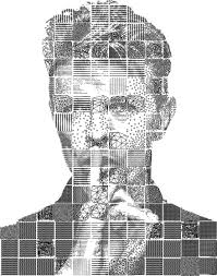 I Wrote An Algorithm That Transforms Photos Into Mosaics And My Bot Draws Them For Me In 2020 Mosaic Portrait Stippling Art Line Art Drawings