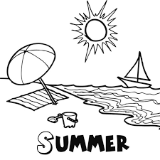 Dibujos Verano Para Colorear