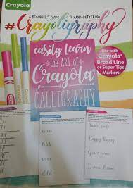 Crayola Calligraphy A Beginner S Guide To Hand Lettering Crayola 9780681053021 Amazon Com Books I am showing you my best techniques for creating beautiful lettering using basic crayola broad. crayola calligraphy a beginner s guide
