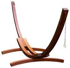 Buy wooden hammock stands and get the best deals at the lowest prices on ebay! Natural Wood Arc Stand Transitional Hammock Stands And Accessories By Algoma Net Company Houzz