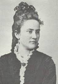 Ella Letitia Merriweather Post, mother of Marjorie Merriweather Post, had a  powerful fashion sense that surely influenced her style icon daughter.  Portrait from around the time of her 1874 marriage to C.W.