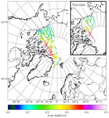 tc estimating snow depth on arctic sea ice using satellite